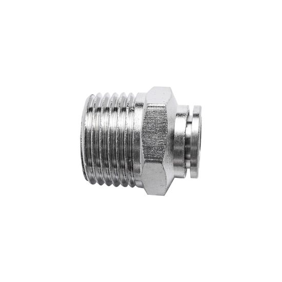Metal Pu Fitting Straight 10mm X 1/2" M